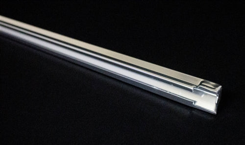 1966 Chevelle Hood Lip Chrome Trim Moulding, Angle 3
