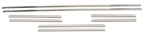 1968 Chevelle Super Sport Lower Body Side Chrome Molding Set, Angle 2