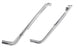 1968 Chevelle Front Fender Edge Eyebrow Chrome Trim Moldings, Pair, Angle 2