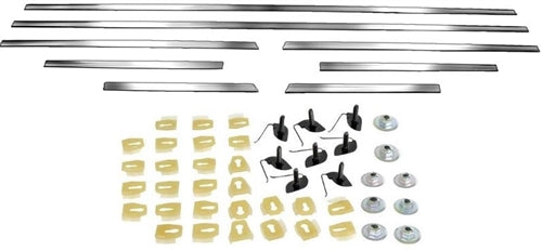 1969 Chevelle Malibu Lower Body Side Chrome Molding Trim Kit, 8 Piece Set