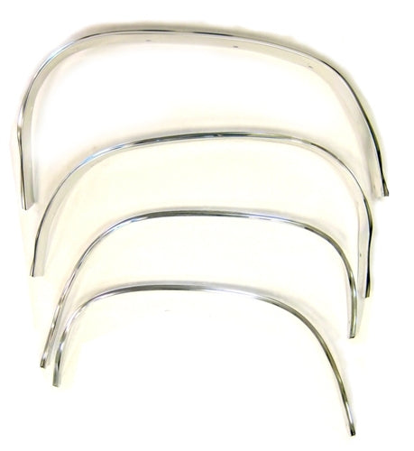 1968 - 1969 Chevelle Wheel Opening Chrome Moldings, Set