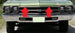 1968 - 1969 Chevelle Header Panel Upper Grille Chrome Trim Molding, Angle 2
