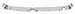 1968 - 1972 Chevelle Lower Windshield Cowl Panel Wide Chrome Reveal Molding, Angle 2