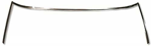 1968 - 1972 Chevelle Coupe Front Windshield Chrome Moldings, 3 Piece Set