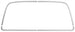 1968 - 1972 Chevelle Rear Window Chrome Modings, Hardtop 4 Piece Set