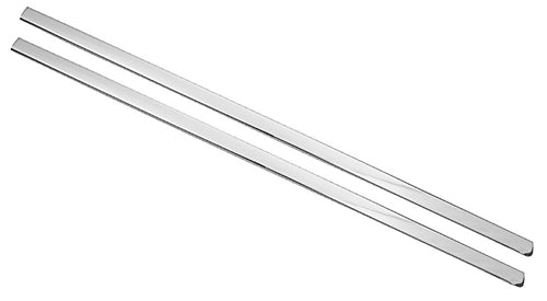 1968 - 1972 Chevelle Roof Drip Pillar Post Chrome Trim Moldings, Pair