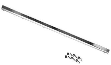1970 - 1972 Chevelle Rocker Panel Chrome Trim Molding, with Clips, Left Hand