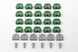 1964 - 1967 Chevelle Windshield Chrome Moulding Clips Set, 32 Pieces