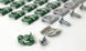 1964 - 1967 Chevelle Windshield Chrome Moulding Clips Set, 32 Pieces, Angle 3