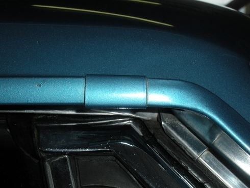 1968 - 1972 Chevelle and Nova Drip Rail Connectors, Paintable, Pair, Angle 2