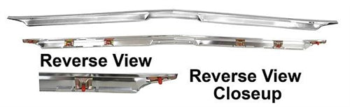 1968 - 1972 Nova Hood Lip Chrome Trim Moulding