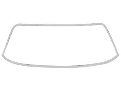 1968 - 1972 Nova Front Windshield Chrome Trim Moldings Kit, 4 Piece Set