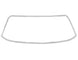1968 - 1972 Nova Front Windshield Chrome Trim Moldings Kit, 4 Piece Set