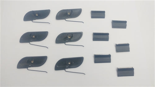 1968 - 1974 Nova Quarter Panel Rocker Panel Molding Extensions, Pair, Angle 3