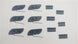 1968 - 1974 Nova Quarter Panel Rocker Panel Molding Extensions, Pair, Angle 3
