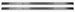 1968 - 1974 Nova Rocker Chrome Panel Molding Set with Hardware, Angle 2