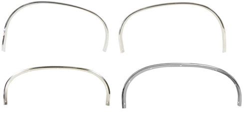 1968 - 1972 Nova Wheel Opening Chrome Moldings, Set