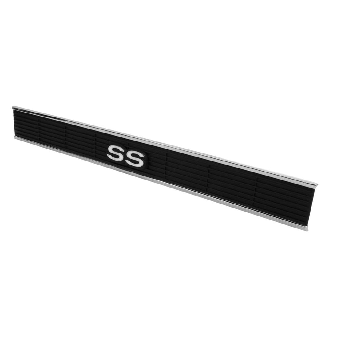 1970 - 1972 Nova SS Rear Panel Molding, Super Sport with Emblem, OE Style, Angle 4