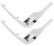 1968 - 1972 Premium Nova Front Fender Eyebrow Moldings, RH & LH, Angle 2