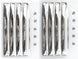 1969 - 1971 Nova Side Fender Louvers, Pair