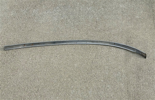 1968 - 1972 Nova Front Windshield Chrome Molding, Lower Left Hand, Used GM, Angle 3