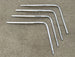 1968 - 1972 Nova Front Windshield Chrome Molding, Upper Left Hand, Used GM