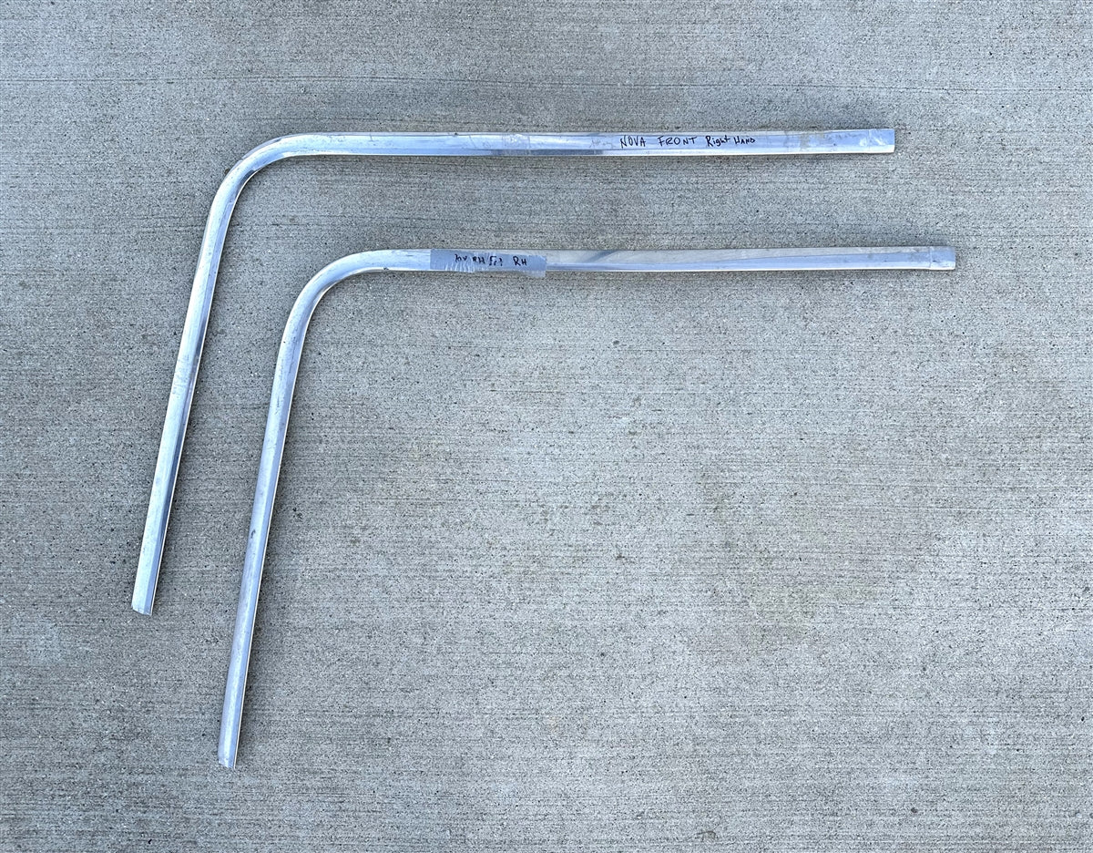 1968 - 1972 Nova Front Windshield Chrome Molding, Upper Right Hand, Used GM