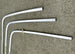 1968 - 1972 Nova Rear Window Chrome Molding, Upper Left Hand, Used GM, Angle 2
