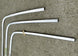 1968 - 1972 Nova Rear Window Chrome Molding, Upper Left Hand, Used GM, Angle 2