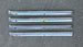 1968 - 1972 Nova Rear Window Chrome Molding, Lower Left Hand, Used GM