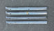 1968 - 1972 Nova Rear Window Chrome Molding, Lower Left Hand, Used GM