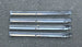 1968 - 1972 Nova Rear Window Chrome Molding, Lower Left Hand, Used GM, Angle 3
