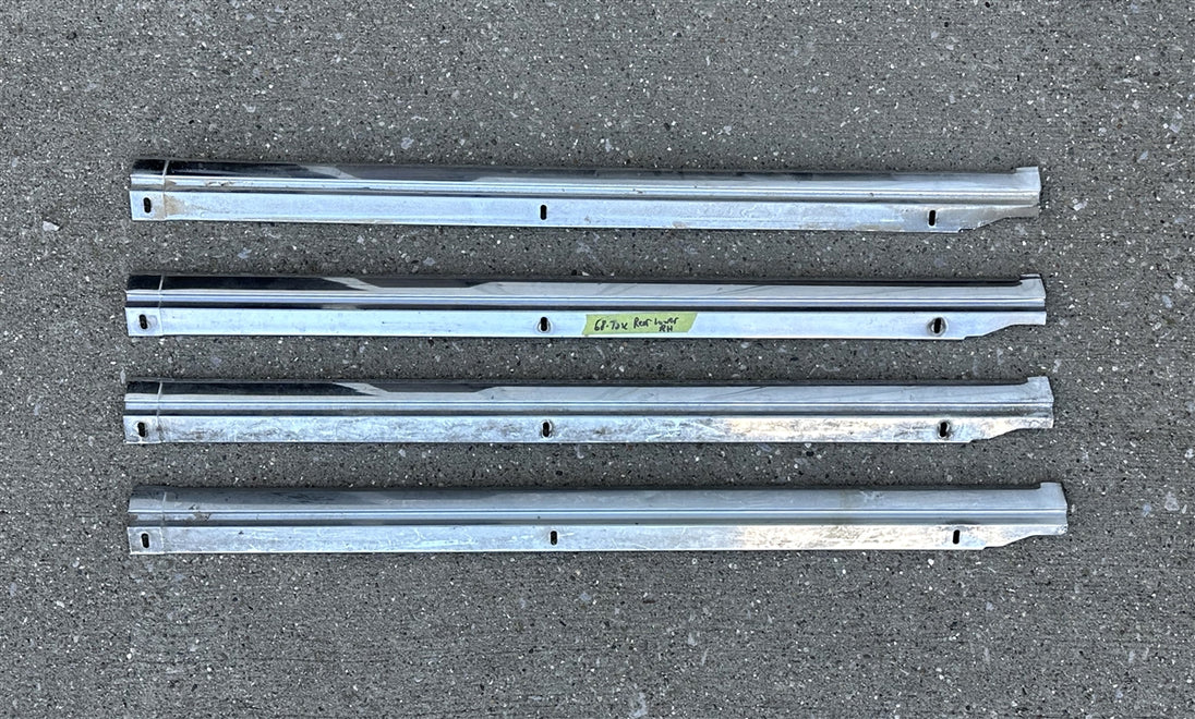 1968 - 1972 Nova Rear Window Chrome Molding, Lower Right Hand, Used GM