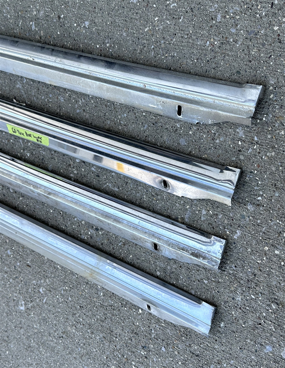 1968 - 1972 Nova Rear Window Chrome Molding, Lower Right Hand, Used GM, Angle 2