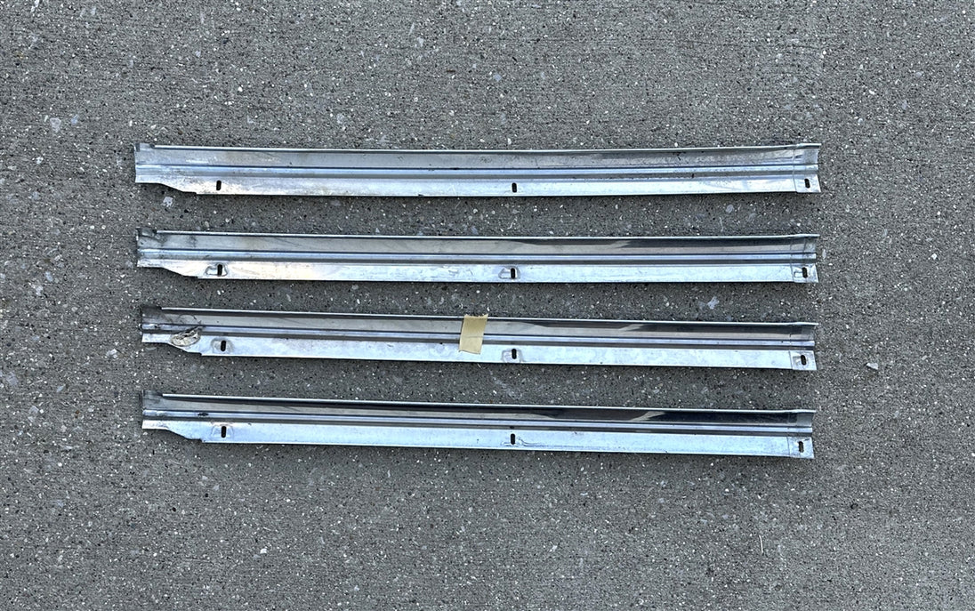1968 - 1972 Nova Rear Window Chrome Molding, Lower Right Hand, Used GM, Angle 4