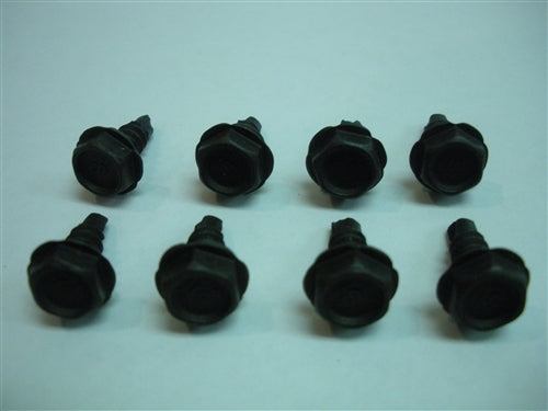 1968 - 1979 Nova Lower Windshield Chrome Molding Clip Mounting Bolt Set, 8 Piece Kit