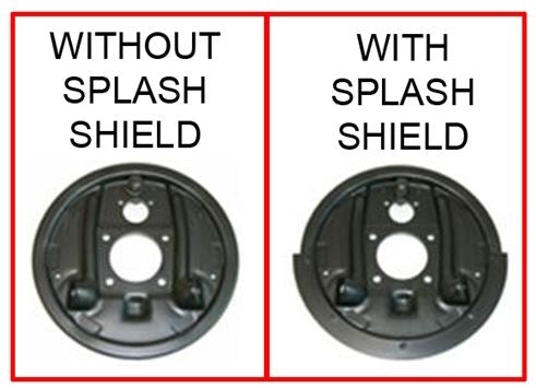 1968 - 1974 Nova Brake Assemblies, Rear Drums WITHOUT Splash Shields, LH and RH, Angle 3