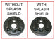 1968 - 1974 Nova Brake Assemblies, Rear Drums WITHOUT Splash Shields, LH and RH, Angle 3