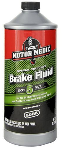 DOT5 Silicone Brake Fluid, 32 oz Quart Size