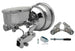 64 - 72 Chevelle & 68 - 72 Nova CHROME 8" Power Brake Booster Kit with Oval Master Cylinder & Proportioning Valve Kit for Disc/Disc