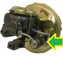 1967 - 1969 Disc Brake Hold Off Proportioning Valve, OE Style, Angle 2