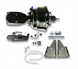 Black Power Brake Booster / Black Master Cylinder / Black Proportioning Valve Kit with Brackets: 8 Inch Dual Dia, Angle 2