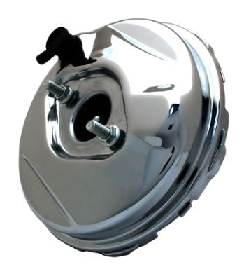1966 - 1972 Chevelle or 1968 - 1977 Nova Chrome 9" Brake Booster, Master Cylinder, and Proportioning Valve Kit, Angle 2