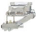 1966 - 1972 Chevelle or 1968 - 1977 Nova Chrome 9" Brake Booster, Master Cylinder, and Proportioning Valve Kit, Angle 3
