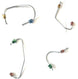 1968 - 1969 Nova Small Brake Line Set for Pro Valve and Master Cylinder, 4 Pieces OE Style