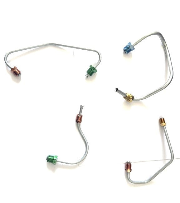 1968 - 1969 Nova Small Brake Line Set for Pro Valve and Master Cylinder, 4 Pieces, Stainless Steel