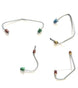 1968 - 1969 Nova Small Brake Line Set for Pro Valve and Master Cylinder, 4 Pieces, Stainless Steel