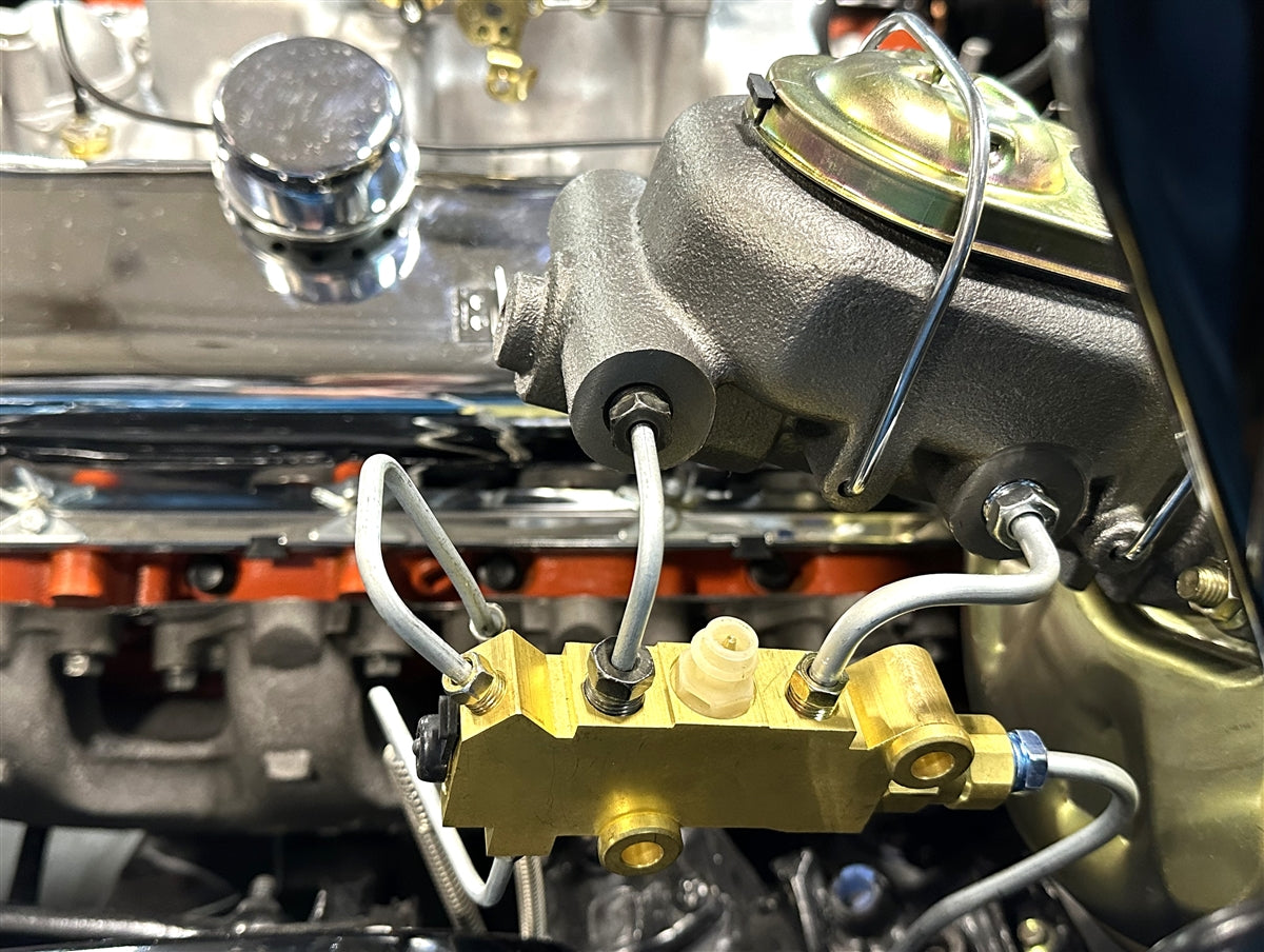 Disc Brake Conversion Combo Proportioning Valve and Bracket Set, Front Disc / Rear Drum, Angle 4