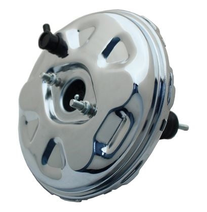 Chevelle and Nova CHROME Power Brake Booster, Master Cylinder, Proportioning Valve Kit, Front Disc / Rear Drum, 11, Angle 3