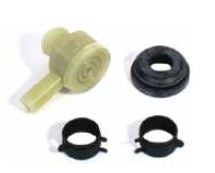Power Brake Booster Check Valve, Grommet and Hose Clamps
